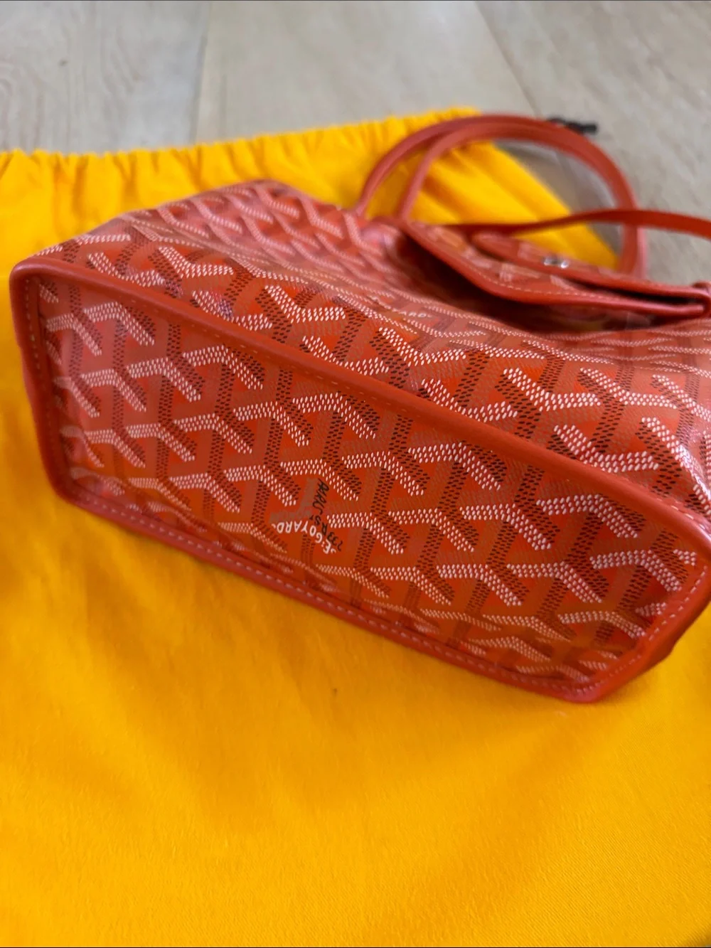 Goyard St. Louis Small Tote with Cardholder - Orange - brand new never used
